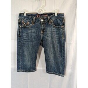 Philanthropic Denim Ladies Shorts Size 11 Style PHD1003BL Designed in USA